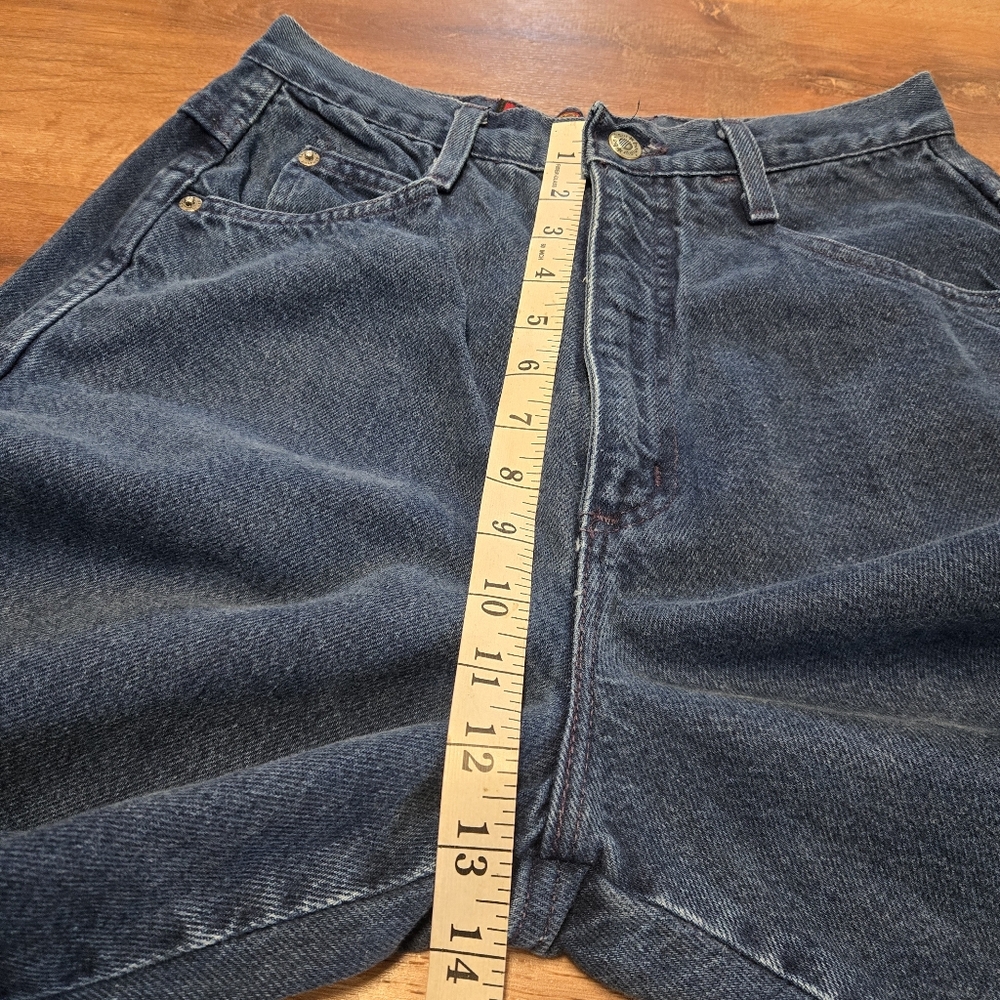 Vintage 90s Bonjour Classic High Rise Women's Jeans in Blue Size 11/12 - Picture 6 of 8
